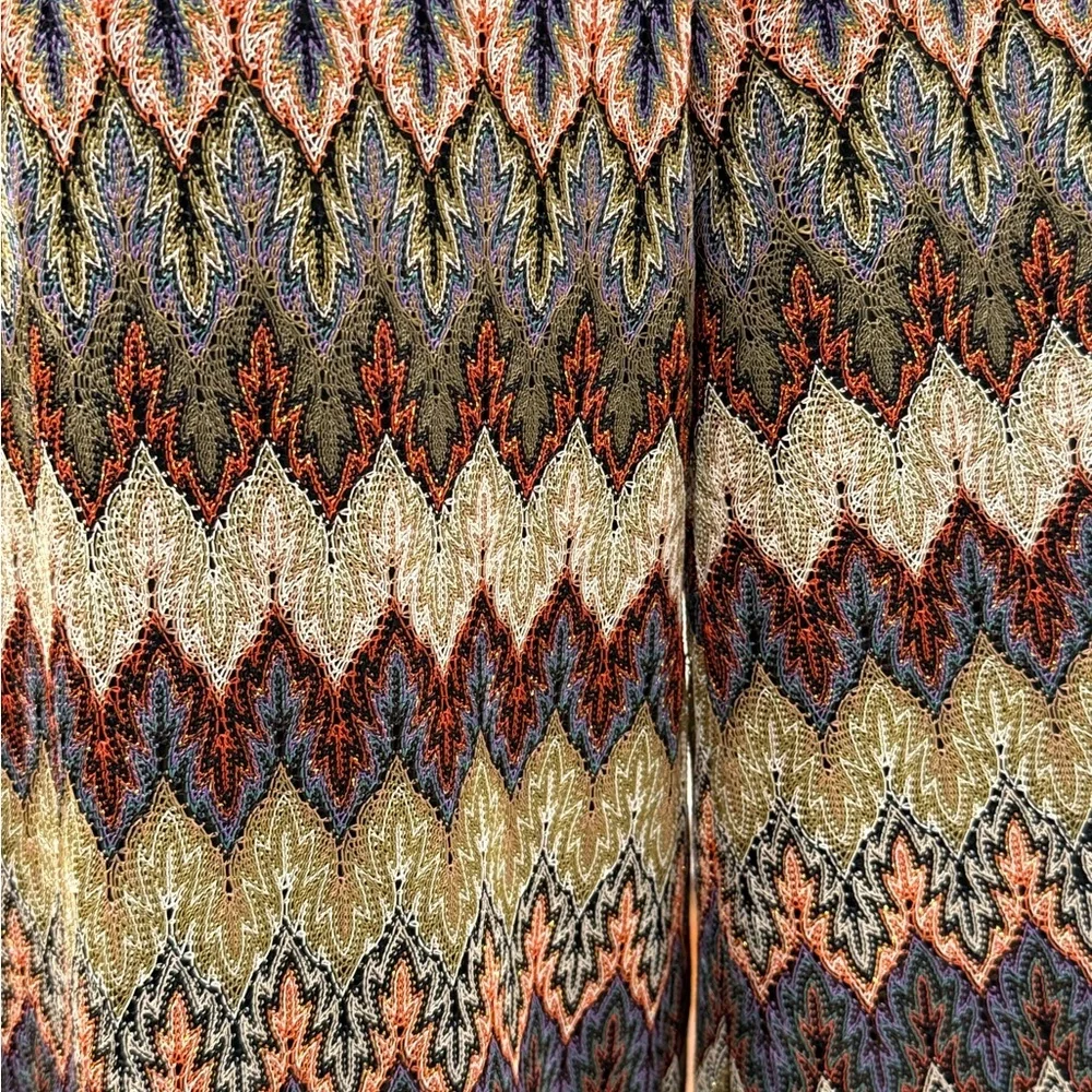 AKIRA Chicago Black Label Vibrant Chevron Knit Pants Small - Picture 8 of 9